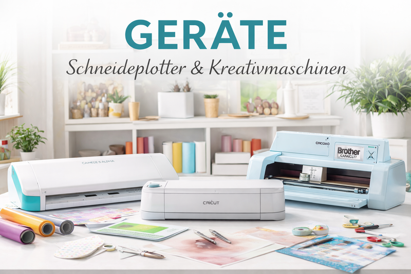 Geräte für kreative Projekte – Schneideplotter & Kreativmaschinen