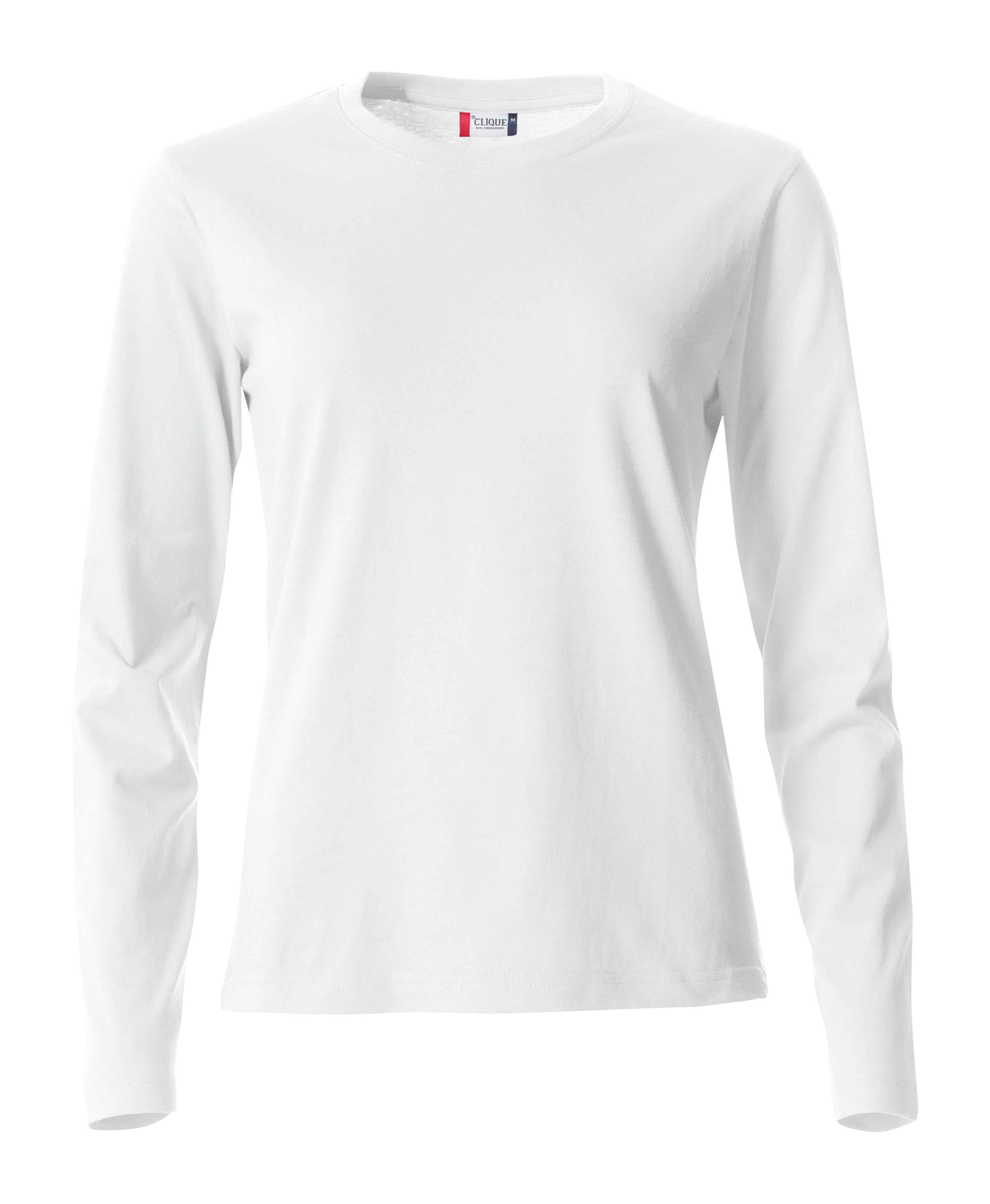 Damen Basic Langarm T-Shirt