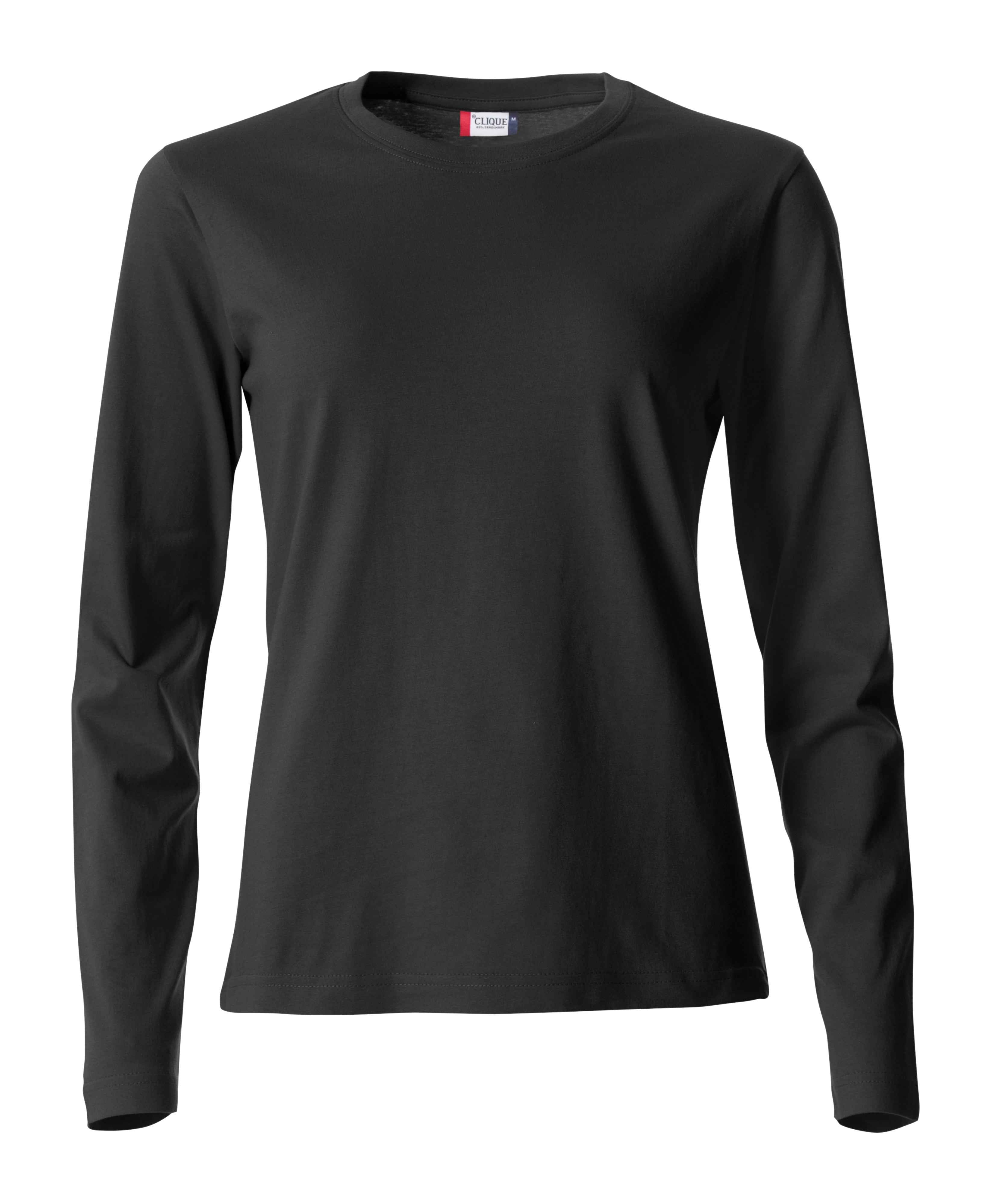 Damen Basic Langarm T-Shirt