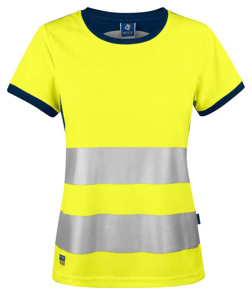 DAMEN T-SHIRT EN ISO 20471 KL. 2