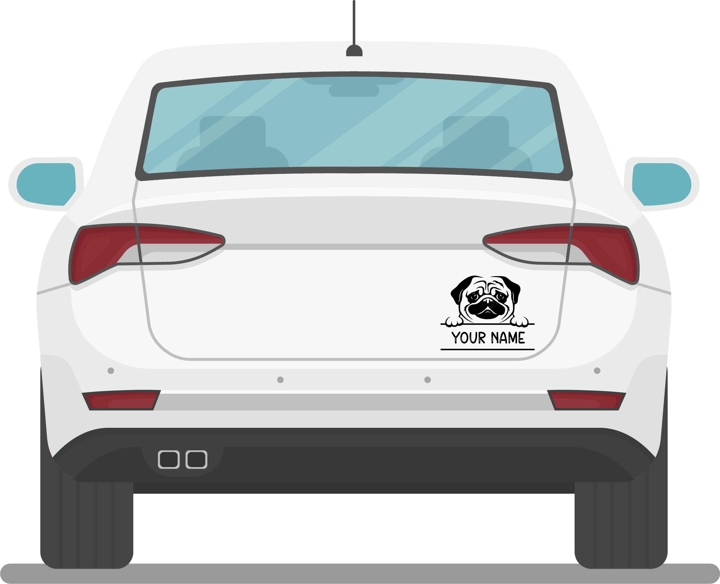 Hunde Namen Sticker - Swiss-Crafting