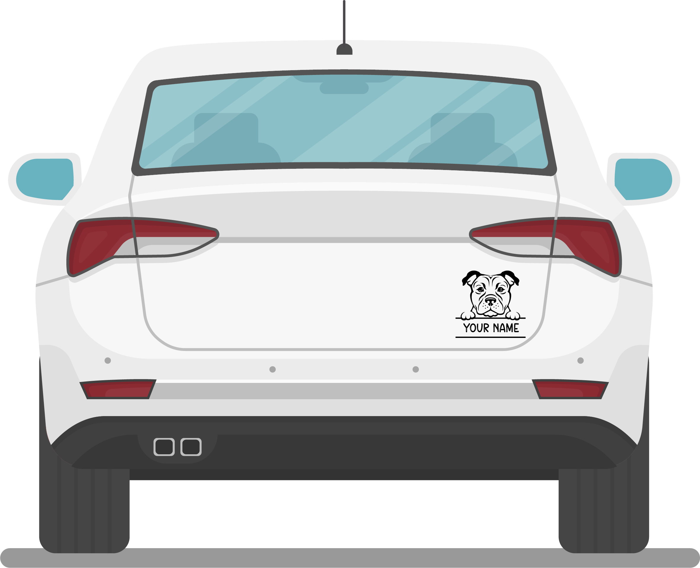 Hunde Namen Sticker - Swiss-Crafting