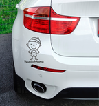 Personalisierte Jungs- und Mädchen-Autoaufkleber – Einzigartig wie Ihre Liebsten!