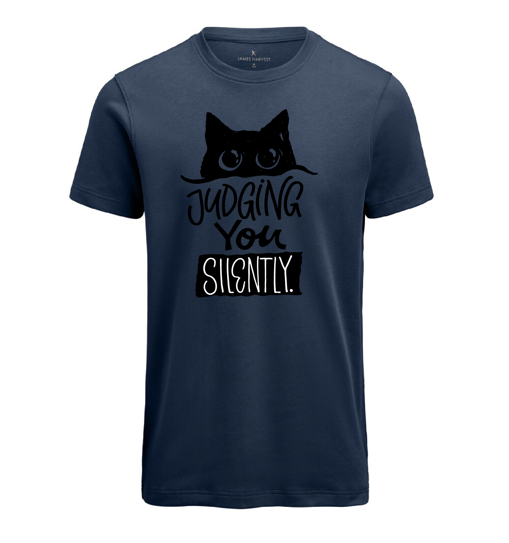 Katze urteilt leise Shirt - Swiss-Crafting