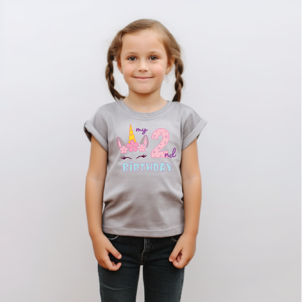 Bügelbild Geburtstagszahlen Einhorn - Swiss-Crafting